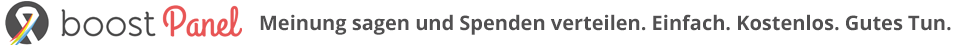 Meinung sagen und Spenden verteilen
